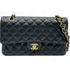 シャネル CHANEL マトラッセ25 A01112 21番台 ブラック ゴールド金具 キャビアスキン レディース ショルダーバッグ