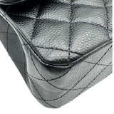 シャネル CHANEL マトラッセ25 A01112 21番台 ブラック ゴールド金具 キャビアスキン レディース ショルダーバッグ