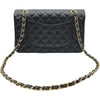 シャネル CHANEL マトラッセ25 A01112 21番台 ブラック ゴールド金具 キャビアスキン レディース ショルダーバッグ