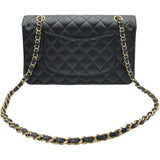 シャネル CHANEL マトラッセ25 A01112 21番台 ブラック ゴールド金具 キャビアスキン レディース ショルダーバッグ