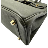 エルメス HERMES バーキン25 Y刻 ヴェールグリス ゴールド金具 トゴ レディース ハンドバッグ