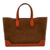 エルメス HERMES マキシボックスカバス30 A刻 ブラウン/オレンジ トブリス/エプソン レディース トートバッグ