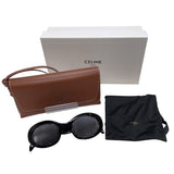 セリーヌ CELINE トリオンフ サングラス 52□22-145 CL40194U ブラック ゴールド プラスチック レディース サングラス