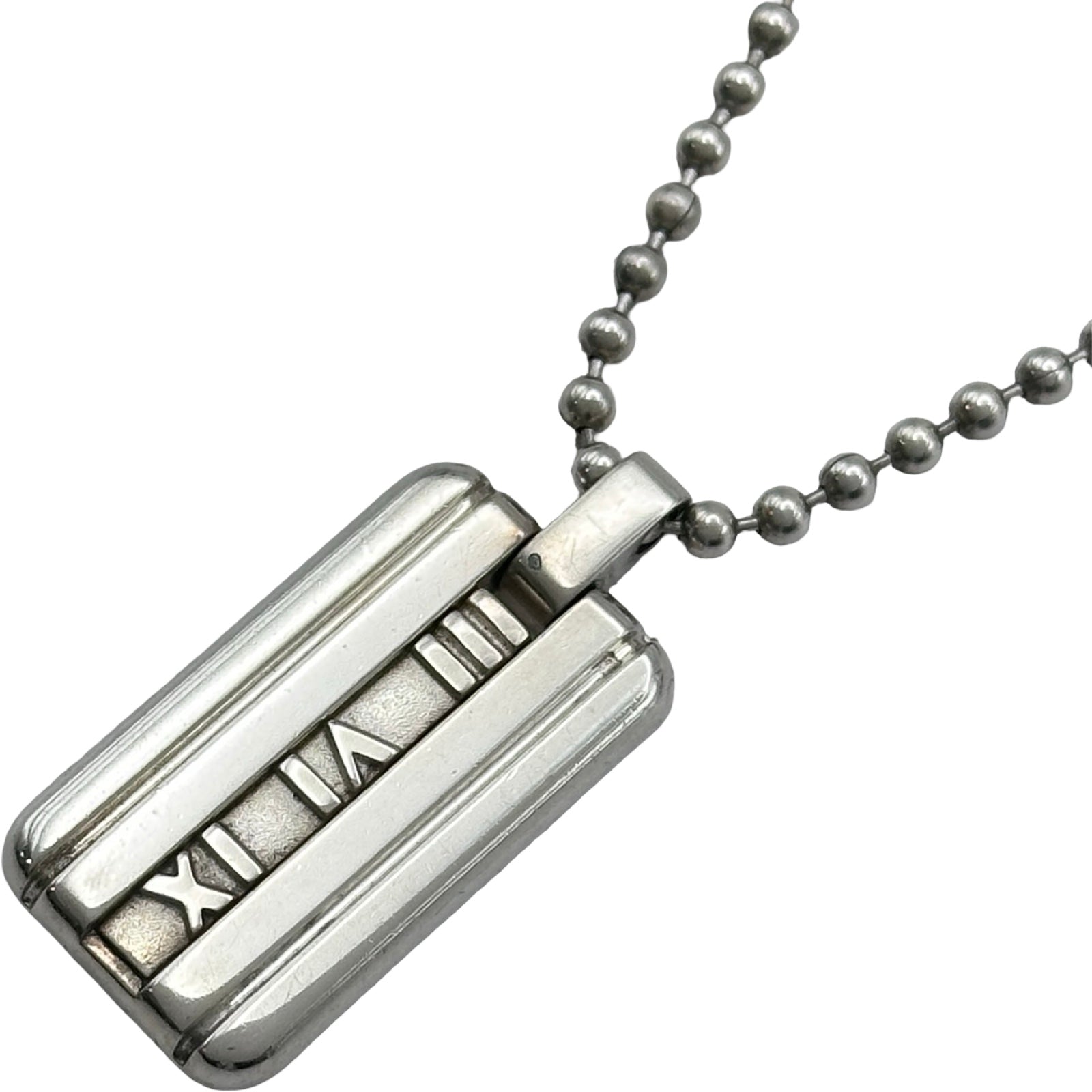 ティファニー TIFFANY＆CO アトラスプレートネックレス シルバー 925