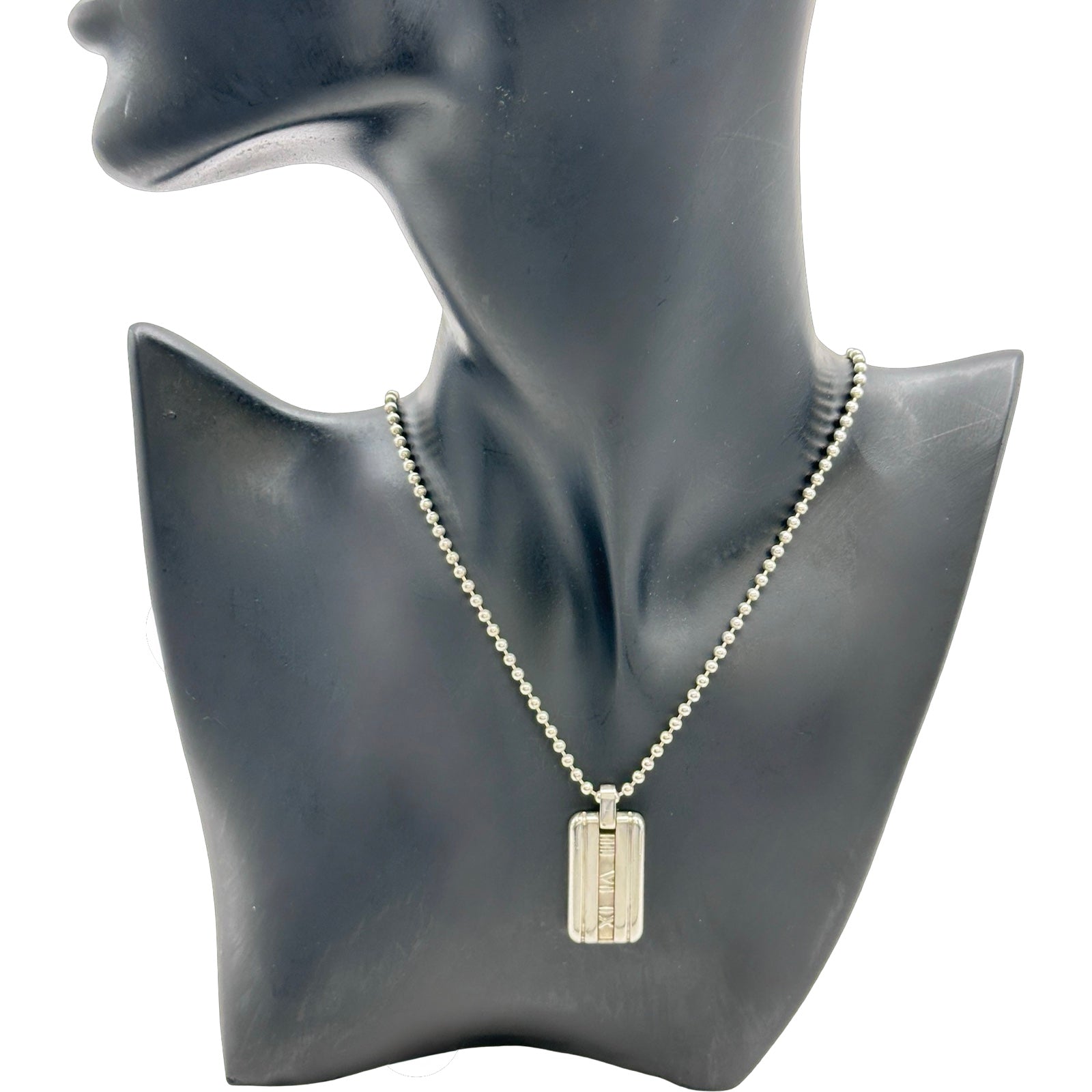TIFFANY&Co.ティファニー　アトラスプレートネックレス　925 ティファニー TIFFANY＆CO アトラスプレートネックレス シルバー 925