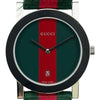 グッチ GUCCI メンズウォッチ 5200M.1 グリーン/レッド ステンレススチール クオーツ ユニセックス 腕時計