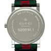 グッチ GUCCI メンズウォッチ 5200M.1 グリーン/レッド ステンレススチール クオーツ ユニセックス 腕時計