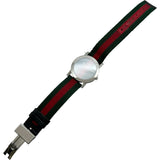 グッチ GUCCI メンズウォッチ 5200M.1 グリーン/レッド ステンレススチール クオーツ ユニセックス 腕時計