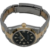 ロレックス ROLEX エクスプローラー36 124273 ブラック ゴールド/ステンレススチール 自動巻き メンズ 腕時計