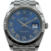 ロレックス ROLEX デイトジャスト 41 126334 アズーロブルー ホワイトゴールド/ステンレススチール 自動巻き メンズ 腕時計