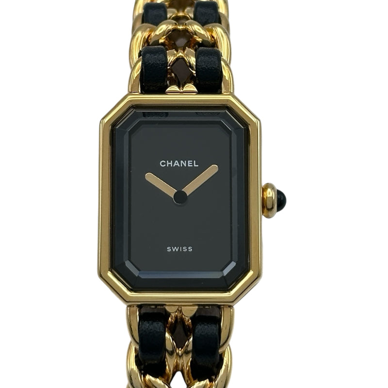 シャネル CHANEL プルミエール M H0001 ブラック ゴールドメッキ