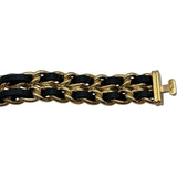 シャネル CHANEL プルミエール M H0001 ブラック ゴールドメッキ クオーツ レディース 腕時計