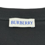 バーバリー BURBERRY ロゴプリント半袖Tシャツ 8104248 ブラック コットン メンズ 半袖Ｔシャツ