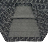 フェンディ FENDI FF総柄エンボス半袖Tシャツ FY0936 ブラック コットン メンズ 半袖Ｔシャツ