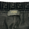 フェンディ FENDI FF総柄エンボスショートパンツ FB0689 ブラック コットン メンズ ショートパンツ