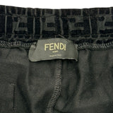 フェンディ FENDI FF総柄エンボスショートパンツ FB0689 ブラック コットン メンズ ショートパンツ