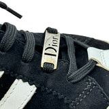 クリスチャン・ディオール Christian Dior スエードローカットスニーカー ブラック スエード レディース スニーカー