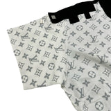 ルイ・ヴィトン LOUIS VUITTON モノグラム総柄プリントTシャツ FKTS23 ホワイト コットン レディース 半袖Ｔシャツ
