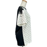 ルイ・ヴィトン LOUIS VUITTON モノグラム総柄プリントTシャツ FKTS23 ホワイト コットン レディース 半袖Ｔシャツ