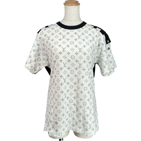 美品 ルイヴィトン　モノグラム フットボールシャツ　23SS ルイ・ヴィトン LOUIS VUITTON モノグラム総柄プリントTシャツ FKTS23