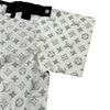 ルイ・ヴィトン LOUIS VUITTON モノグラム総柄プリントTシャツ FKTS23 ホワイト コットン レディース 半袖Ｔシャツ