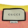 グッチ GUCCI GG総柄ノーカラーニットカーディガン 501370 ピンク コットン レディース カーディガン