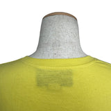 グッチ GUCCI ロゴプリントTシャツ 615044 イエロー コットン メンズ 半袖Ｔシャツ