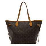 ルイ・ヴィトン LOUIS VUITTON ネヴァーフルMM M40156 ブラウン モノグラム/レザー レディース トートバッグ