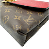 ルイ・ヴィトン LOUIS VUITTON サン・プラシード M43713 ブラウン/レッド モノグラム/レザー レディース ショルダーバッグ