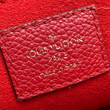 ルイ・ヴィトン LOUIS VUITTON サン・プラシード M43713 ブラウン/レッド モノグラム/レザー レディース ショルダーバッグ
