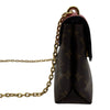 ルイ・ヴィトン LOUIS VUITTON サン・プラシード M43713 ブラウン/レッド モノグラム/レザー レディース ショルダーバッグ