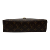 ルイ・ヴィトン LOUIS VUITTON サン・プラシード M43713 ブラウン/レッド モノグラム/レザー レディース ショルダーバッグ
