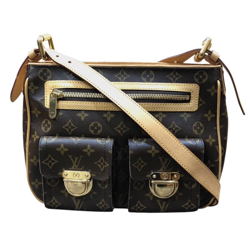 LOUIS VUITTON モノグラム ハドソンGM M40045 ルイ・ヴィトン LOUIS VUITTON ハドソンGM M40045 ブラウン ゴールド