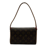 ルイ・ヴィトン LOUIS VUITTON レシタル M51900 ブラウン モノグラム/レザー レディース ハンドバッグ