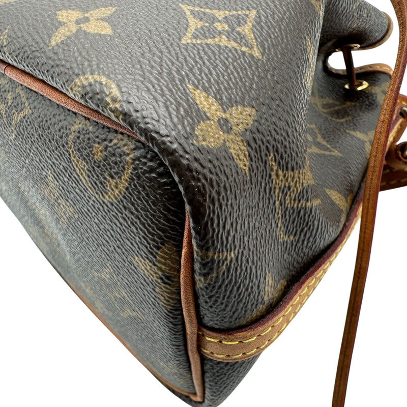 ルイ・ヴィトン LOUIS VUITTON ナノ・ノエ M41346 ブラウン モノグラム