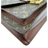 ルイ・ヴィトン LOUIS VUITTON モンソー27 M51185 ブラウン モノグラム/レザー レディース ショルダーバッグ