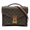 ルイ・ヴィトン LOUIS VUITTON モンソー27 M51185 ブラウン モノグラム/レザー レディース ショルダーバッグ