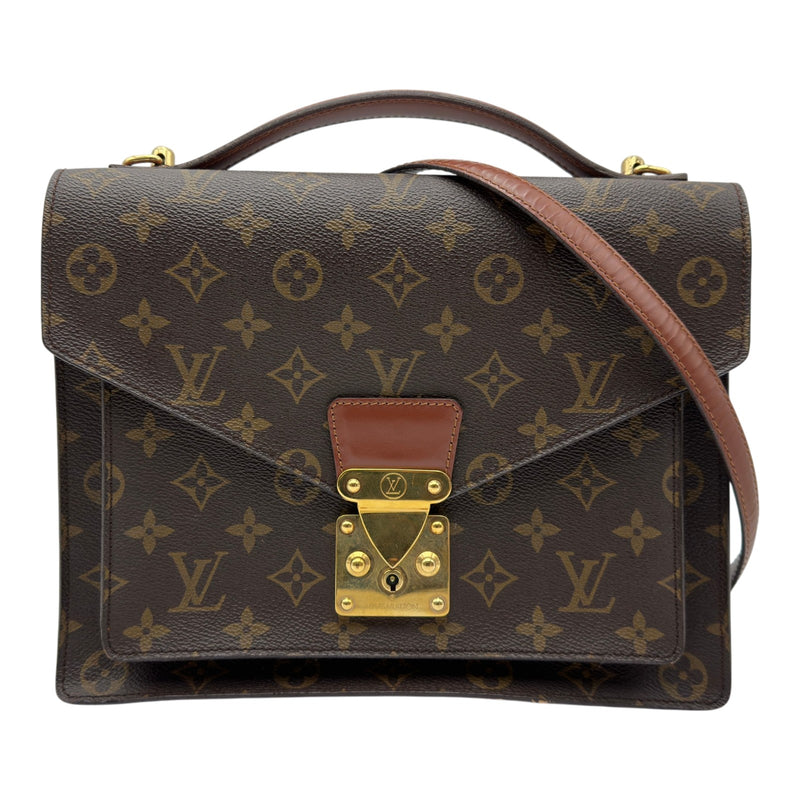 ルイ・ヴィトン LOUIS VUITTON モンソー27 M51185 ブラウン モノグラム