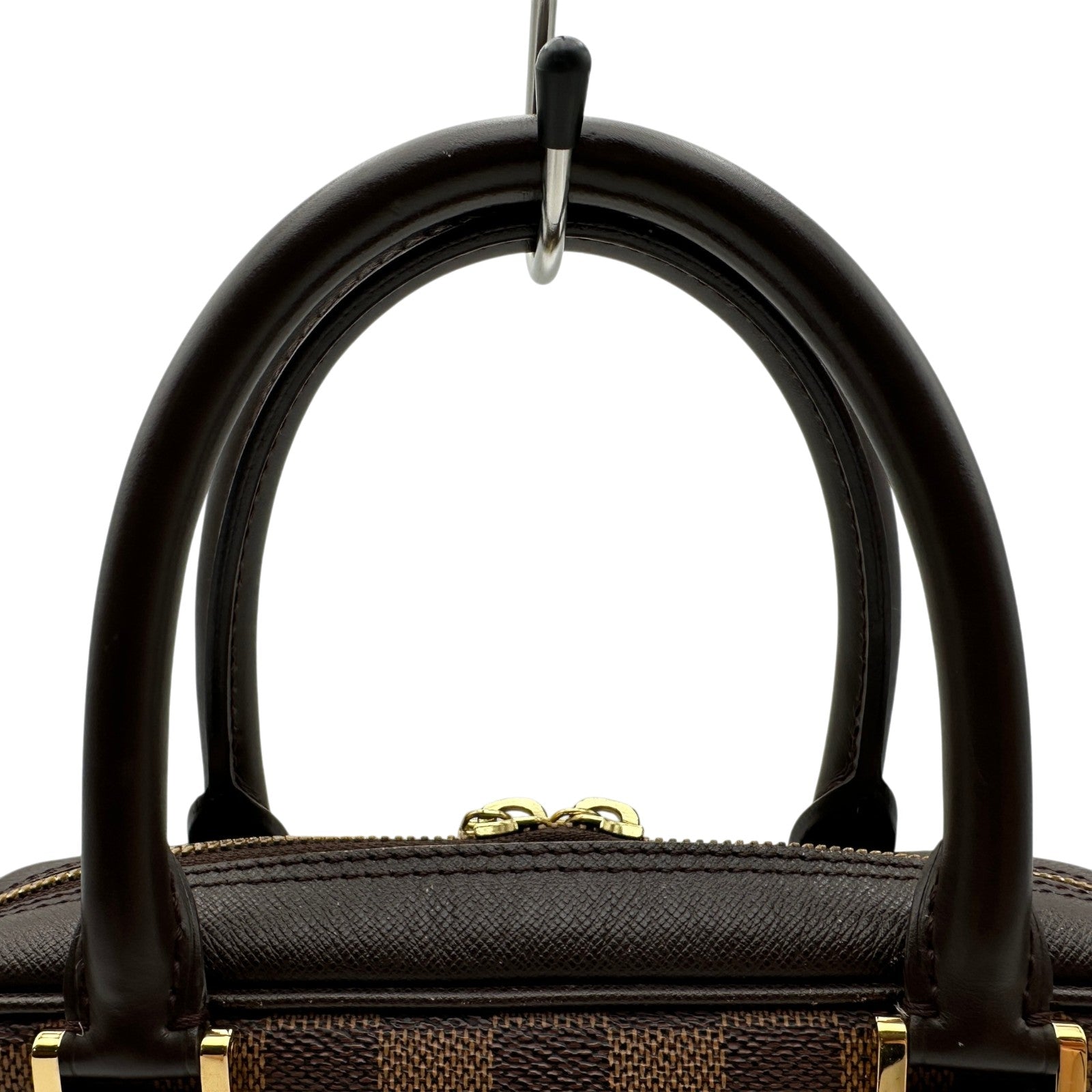 美品　ヴィトン 　ダミエ 　ブレラ　ハンドバッグ　ブラウン　N51150 ルイ・ヴィトン LOUIS VUITTON ブレラ N51150 ブラウン ダミエ/レザー