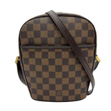 ルイ・ヴィトン LOUIS VUITTON イパネマPM N51294 ブラウン ダミエ/レザー レディース ショルダーバッグ