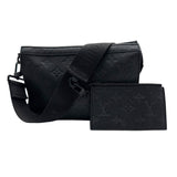 ルイ・ヴィトン LOUIS VUITTON ガストン・ウェアラブル ウォレット M81115 ブラック モノグラム・シャドウ メンズ ショルダーバッグ