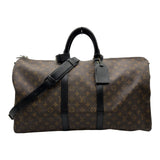 ルイ・ヴィトン LOUIS VUITTON キーポル・バンドリエール55 M56714 ブラウン モノグラム/レザー メンズ ボストンバッグ