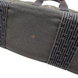 エルメス HERMES エールライントートMM グレー シルバー金具 ナイロンキャンバス レディース トートバッグ