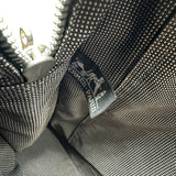 エルメス HERMES エールライントートMM グレー シルバー金具 ナイロンキャンバス レディース トートバッグ