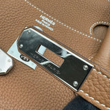 エルメス HERMES バーキン40 D刻印 ゴールド シルバー金具 トゴ メンズ ハンドバッグ
