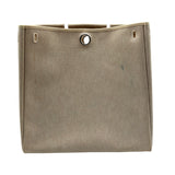 エルメス HERMES エールバッグMM □B刻 ベージュ/ゴールド ゴールド金具 トワル・レザー メンズ ショルダーバッグ