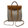 エルメス HERMES エールバッグアドPM □G刻 エクリュ/ナチュラル トワル/レザー レディース リュック・デイパック