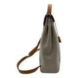 エルメス HERMES エールバッグアドPM □G刻 エクリュ/ナチュラル トワル/レザー レディース リュック・デイパック