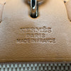 エルメス HERMES エールバッグMM □H刻 ベージュ/ゴールド トワル/レザー レディース ショルダーバッグ