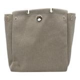 エルメス HERMES エールバッグMM □H刻 ベージュ/ゴールド トワル/レザー レディース ショルダーバッグ